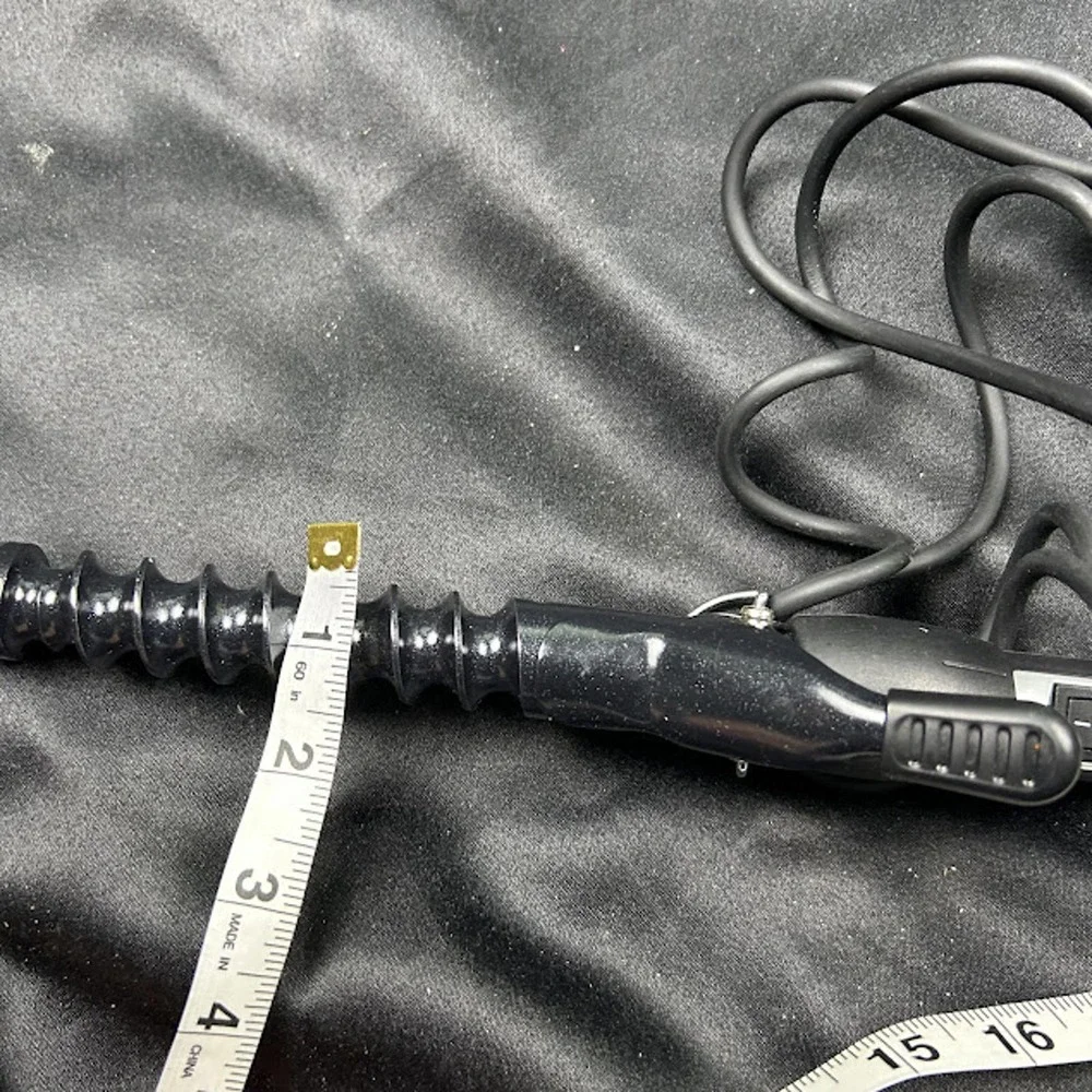 Verge By One Spiral Curling Wand Hair Curler Ceramic Swivel Cord